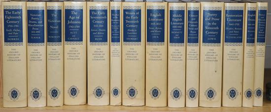 The History of English literature, 14 volumes